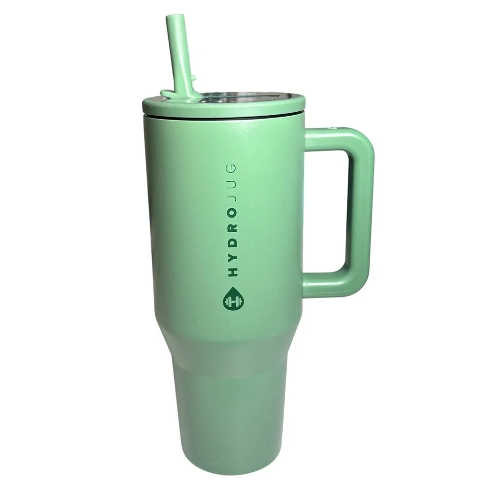 HydroJug Unisex Traveler Tumbler 40oz Sage Green Stainless Steel Spill Proof Lid